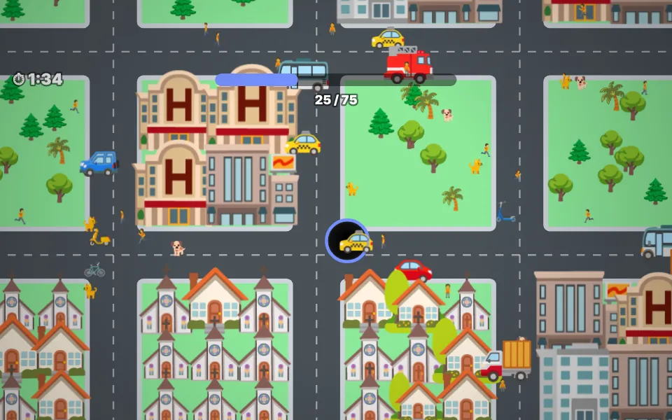 Screenshot of Hungry Hole